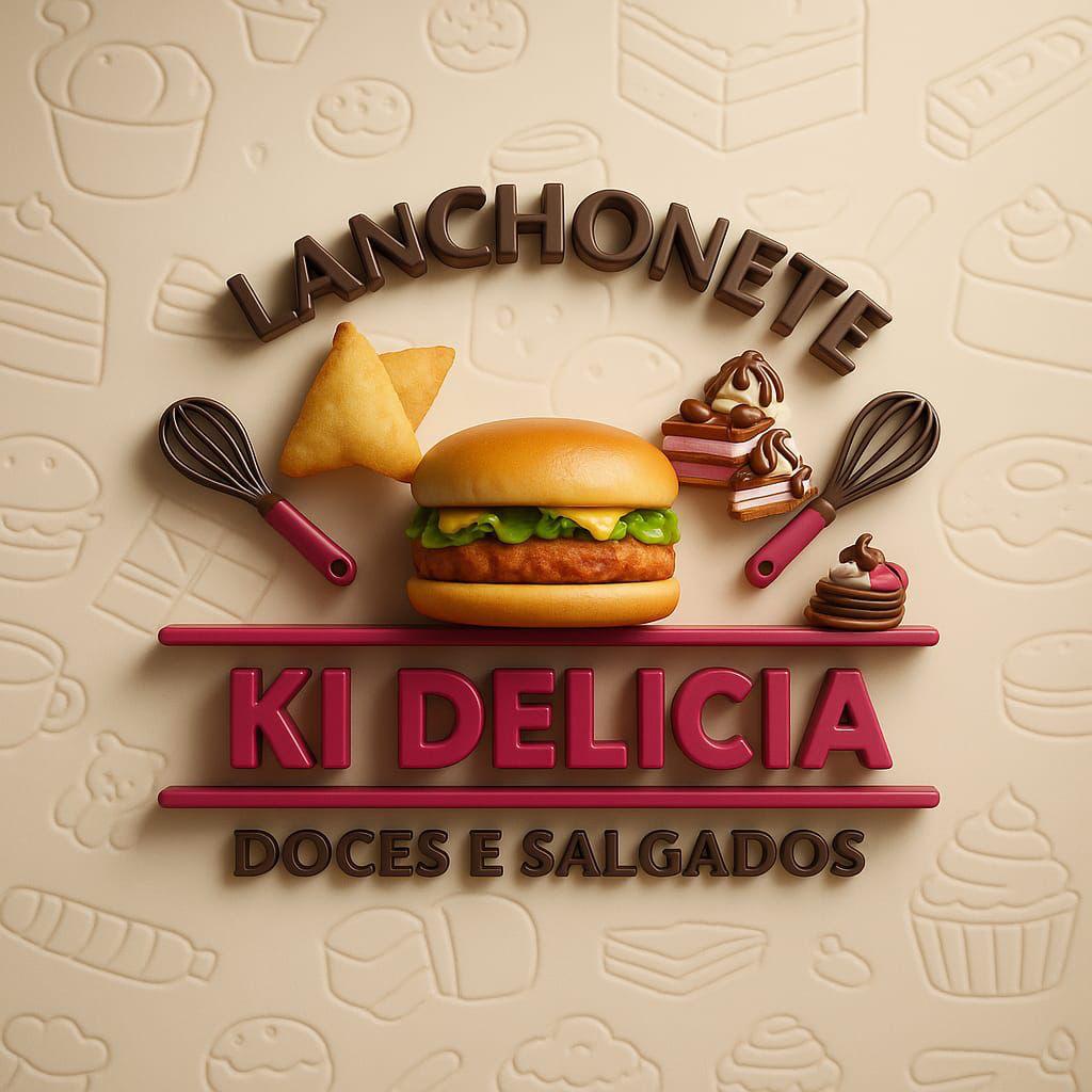 Logomarca Lanchonete Ki Delicia
